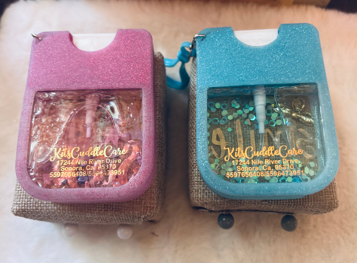 2 Pcs Keychain Hand Sanitizer