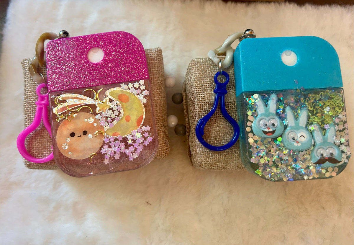Pink and Blue Hand Sanitizer
