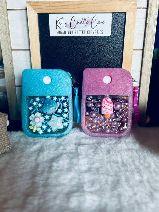 Pink and Blue Hand Sanitizer