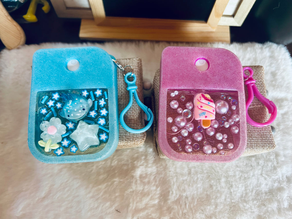Pink and Blue Hand Sanitizer