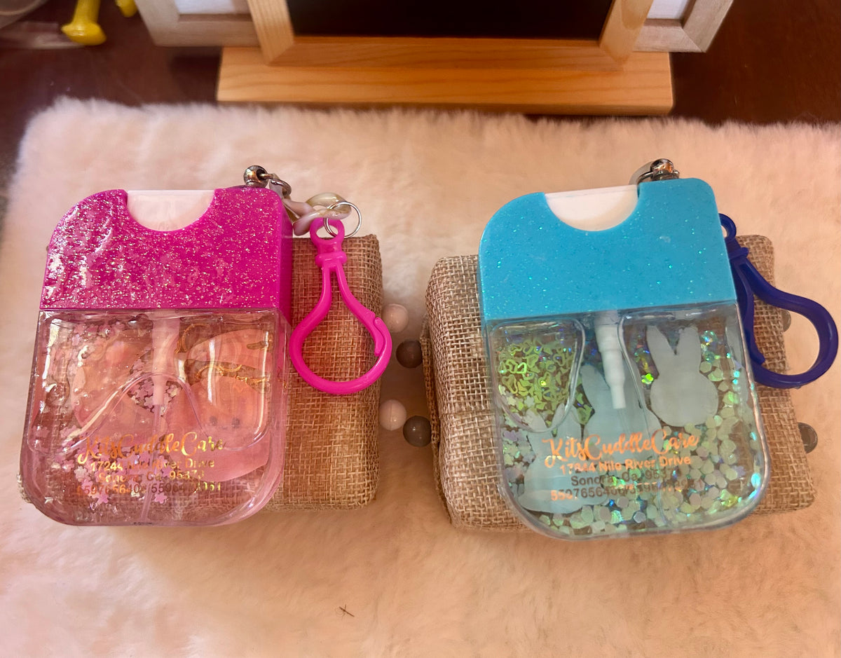 Pink and Blue Hand Sanitizer